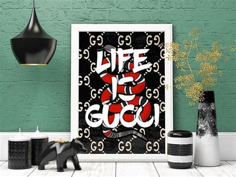 life is gucci poster